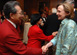 President Hockfield, Fuhsi Ling '57, Andrew Ling '50